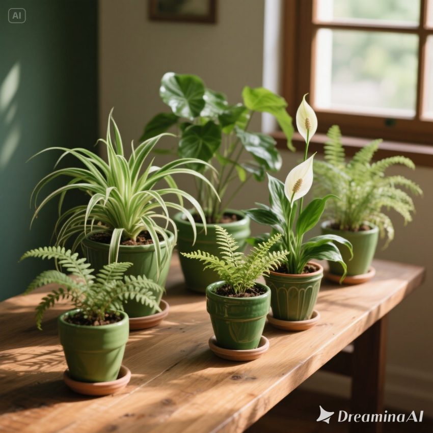 Tanaman indoor populer seperti monstera, lidah mertua, peace lily, dan pothos untuk dekorasi rumah yang segar dan estetik.